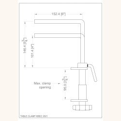 Broderi Rammerholder til bord - slvgr