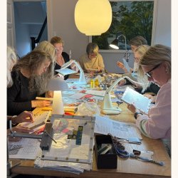 Kursus i moderne broderi - en hel dag i tr�denes tegn