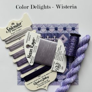 Begynder broderikit Wisteria