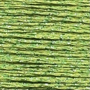 Broderitrd Silk Lamé Braid Green Banana SL245