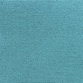 Broderistof Precut Lugana - 10 trde /cm - metalisk blgrn