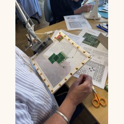 Kursus i moderne broderi - en hel dag i tr�denes tegn