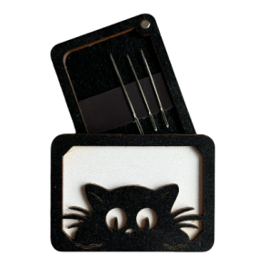 Broderi Nleske Katteansigt