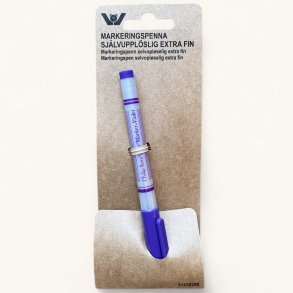 Tekstilpen selvoplselig lilla