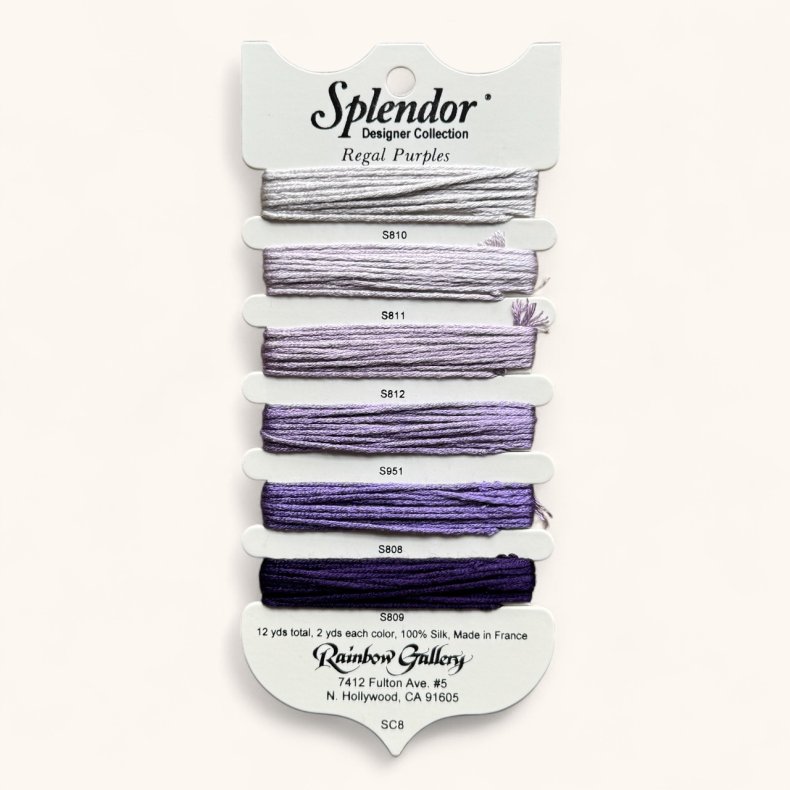 Broderitrd Splendor Designer Collection Regal Purples SC8