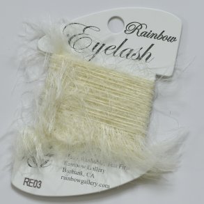 Broderitrd Rainbow Eyelash Ecru RE03