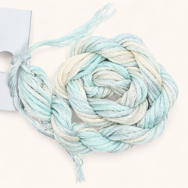 Broderitrd Waterlilies Seafoam 029