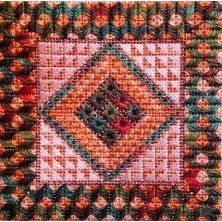 Begynder broderikit Peach Forest